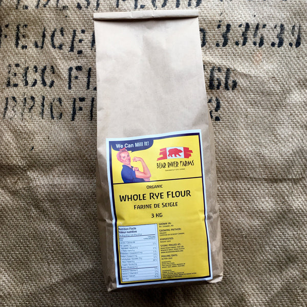 Bear River Farms - Whole Rye Flour (3kg)