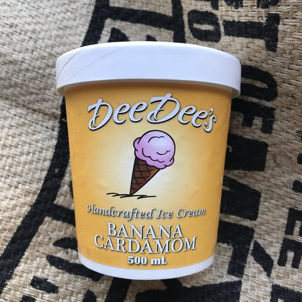 Dee Dees - Banana Cardamom Ice Cream (500ml)
